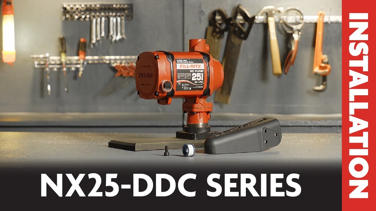Fill-Rite NX25-DDC Series - Fuel Transfer Pump Installation