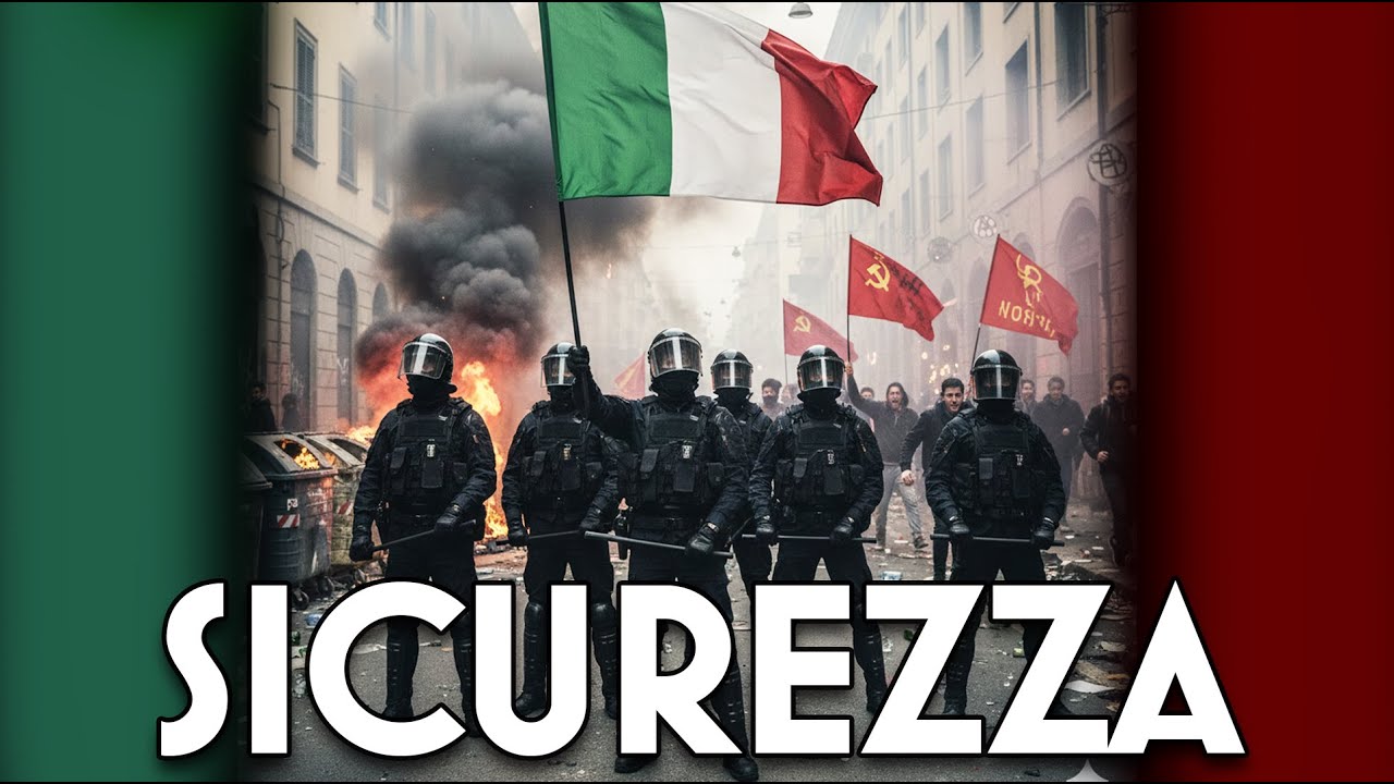 SICUREZZA di Fabio Lucentini parodia GIOVINEZZA inno PNF (Inno dei Celerini sfolla Centri Sociali)