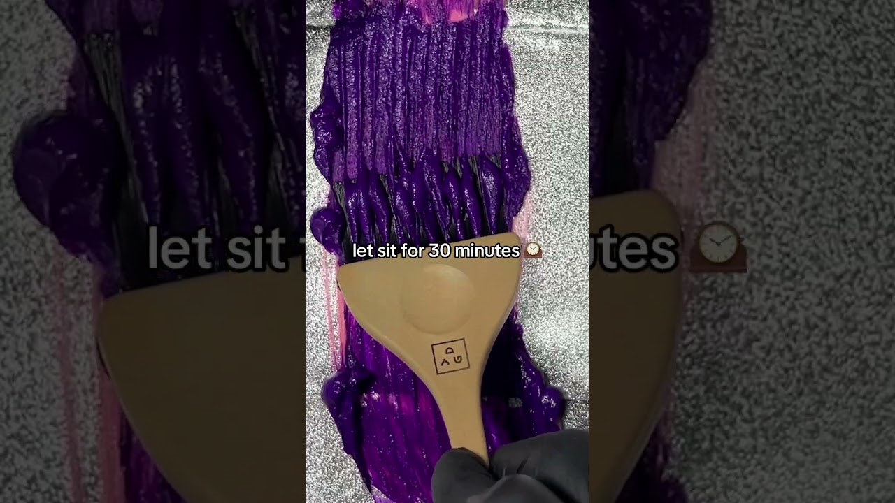 Go from pink to purple with Good Dye Young semi-permanent hair dye. #haircolor #hairtransformation
