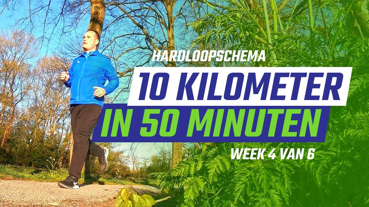 Hardloopschema 10 kilometer in 50 minuten - Week 4 / 6 - Verder met waar we waren gebleven