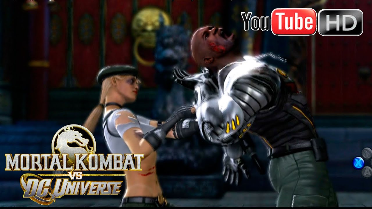 Mortal Kombat VS DC Universe [Xbox 360] - ✪ Jax Vs Sonya ✪ | Full HD