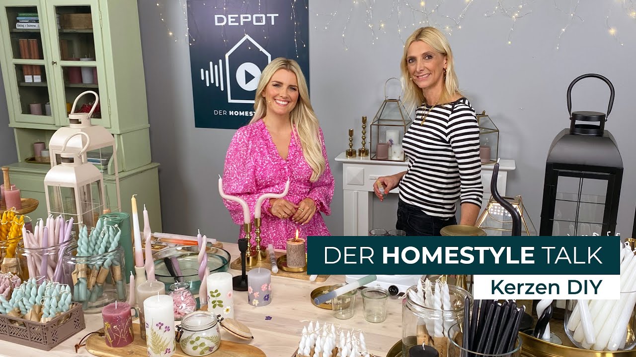 Magische Kerzen: vier einfache DIY-Ideen zum Nachmachen (DEPOT Homestyle Talk)
