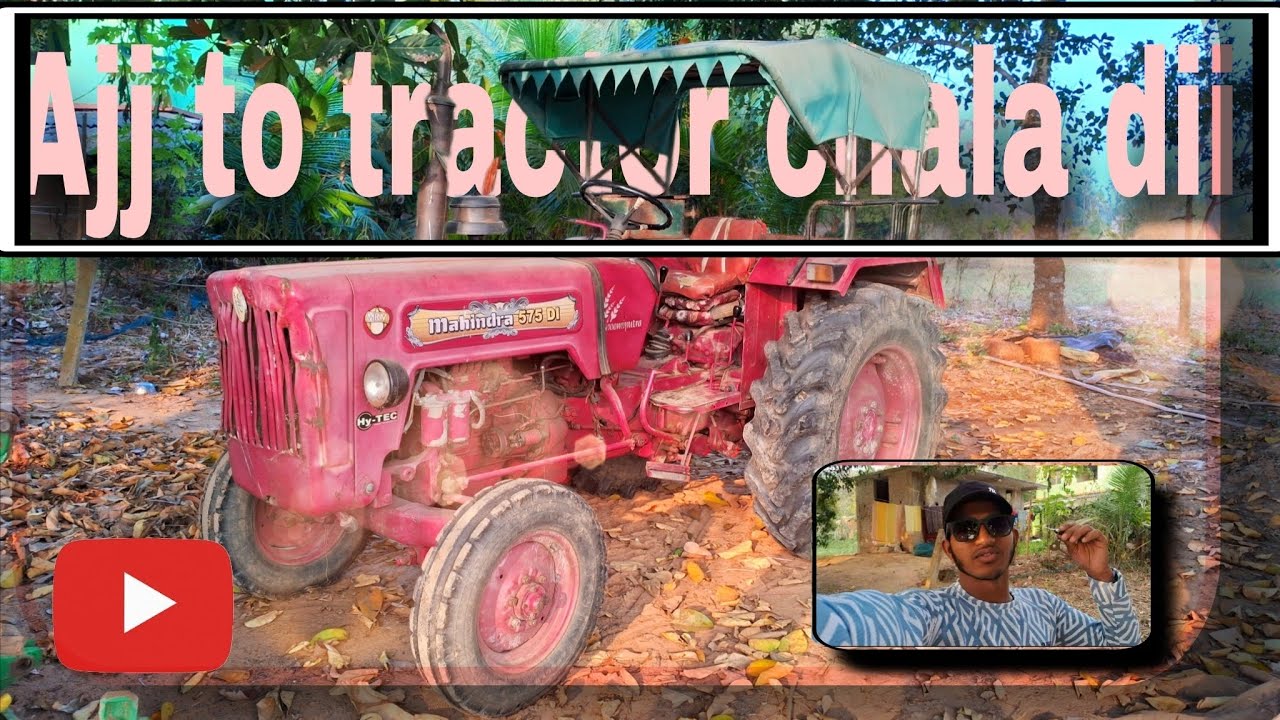 Ajj to tractor chala diya😅