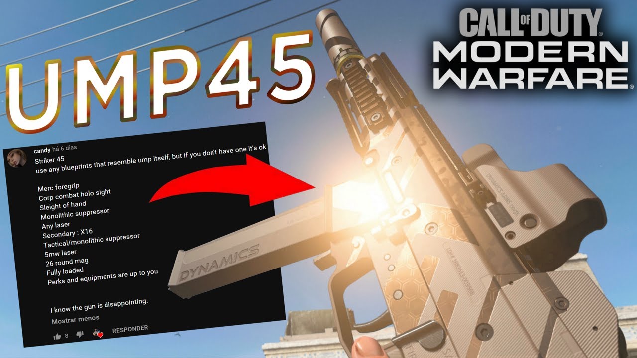 UMP45 (Striker 45) Gameplay | Call of Duty Modern Warfare (PS5)