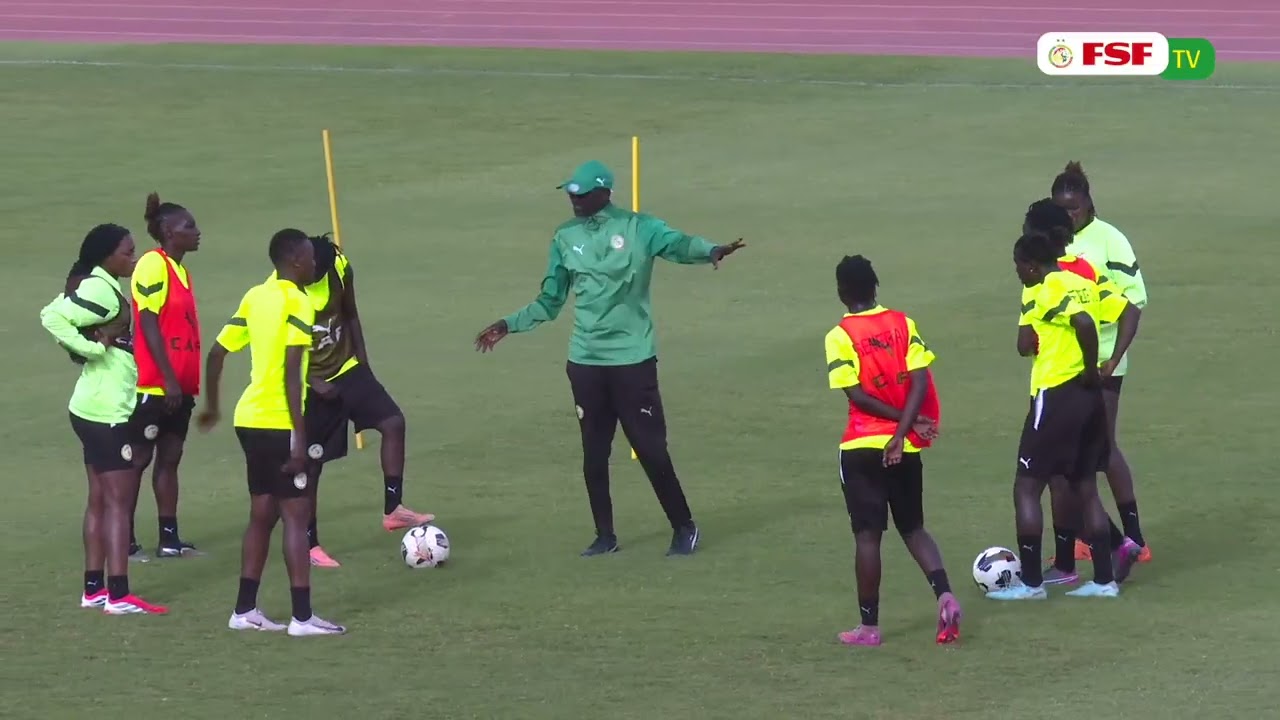 Préparation CAN féminine Maroc 2026: Séance d'entraînement du jour.