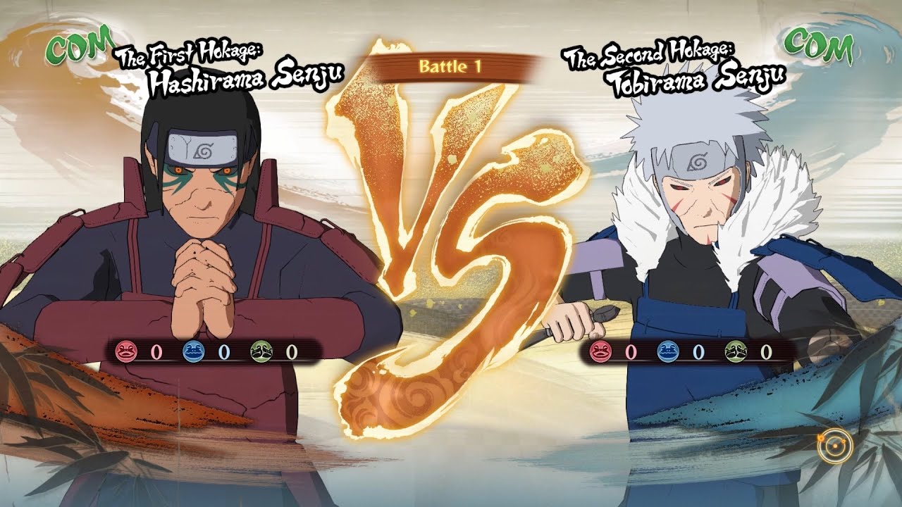 Hashirama Senju vs Tobirama Senju — Naruto Shippuden Ultimate Ninja Storm 4