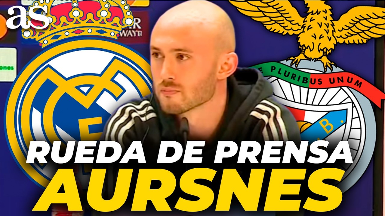 AURSNES, RUEDA de PRENSA previa al REAL MADRID vs. BENFICA | CHAMPIONS