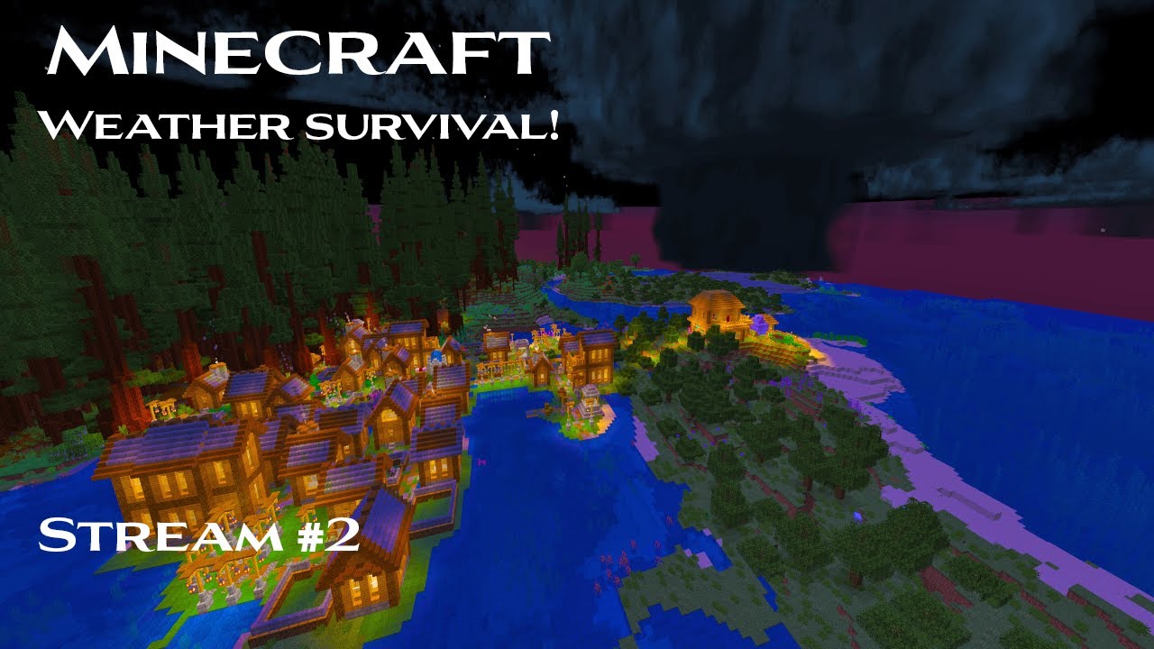 A HURRICANE took EVERYTHING! | Minecraft - Livestream #2
