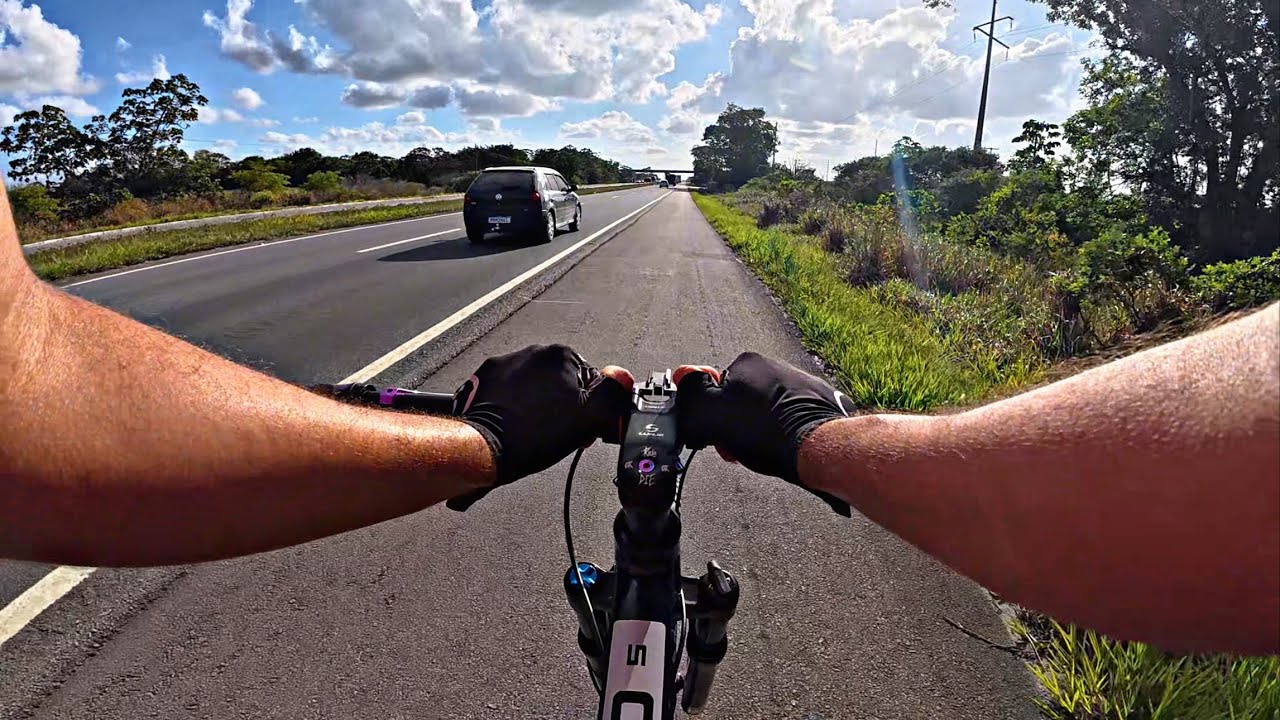 Apenas um pequeno treino | Pedal com pai na br