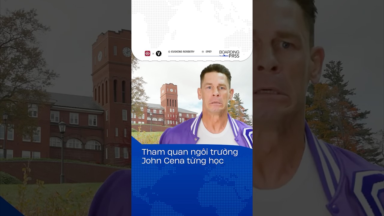 Tham quan ng&ocirc;i trường John Cena từng học
