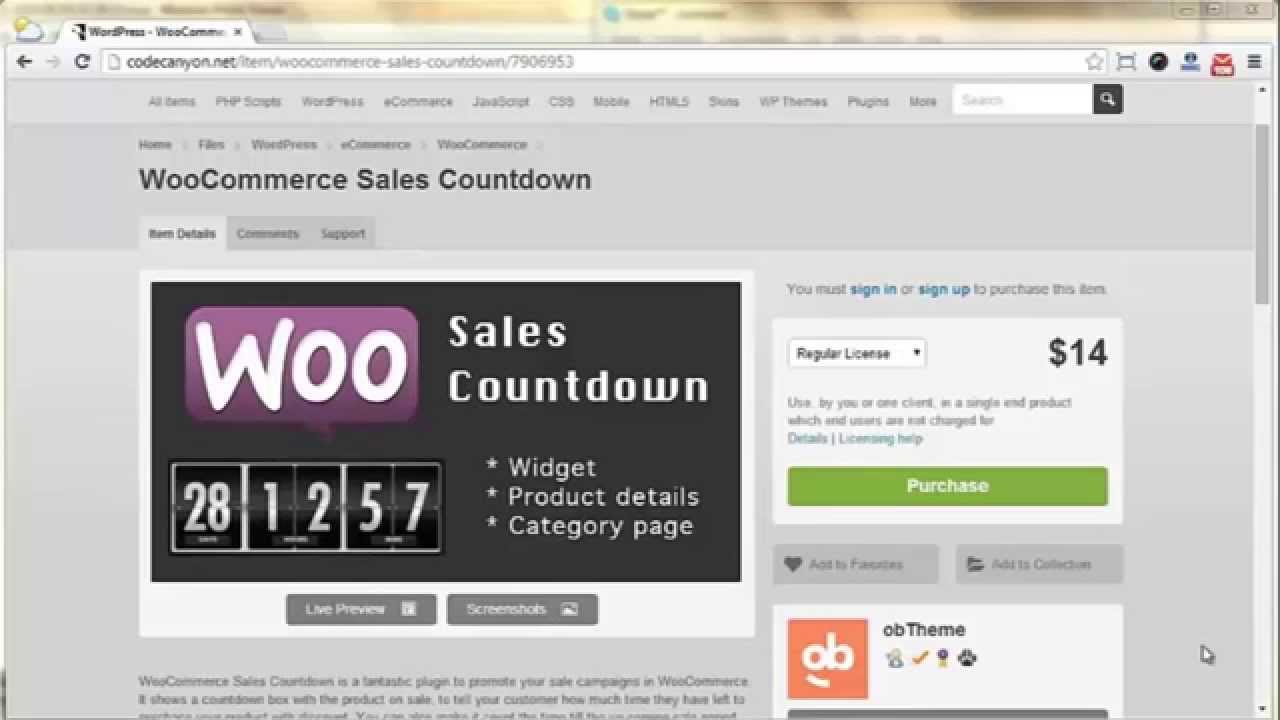 Wordpress Sales Countdown Plugin for WooCommerce - Introduction and Settings