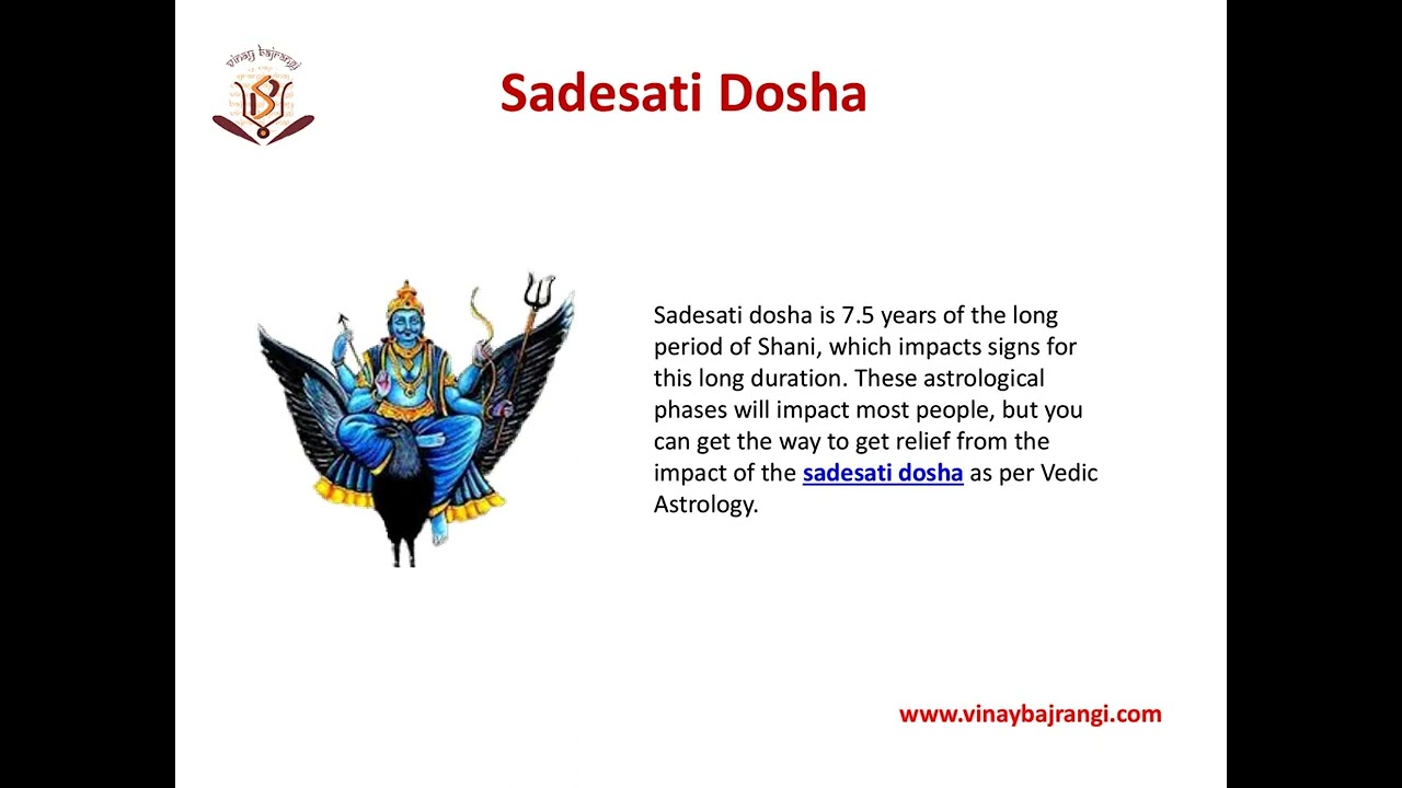 Sadesati Dosha Calculator Vedic Astrology