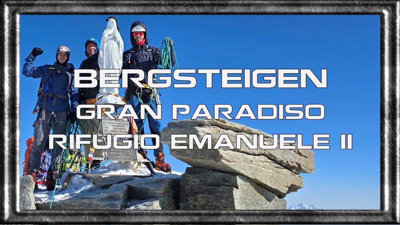 Gran Paradiso (4061 m) - Normalweg vom Rifugio Vittorio Emanuele II - unser erster 4000er