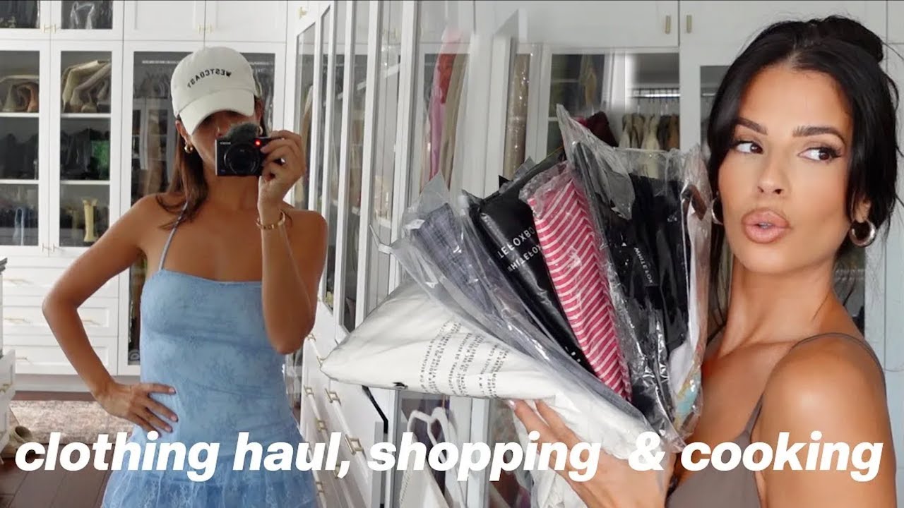 huge clothing haul | zara, aritiza, & revovle + productive daily vlog