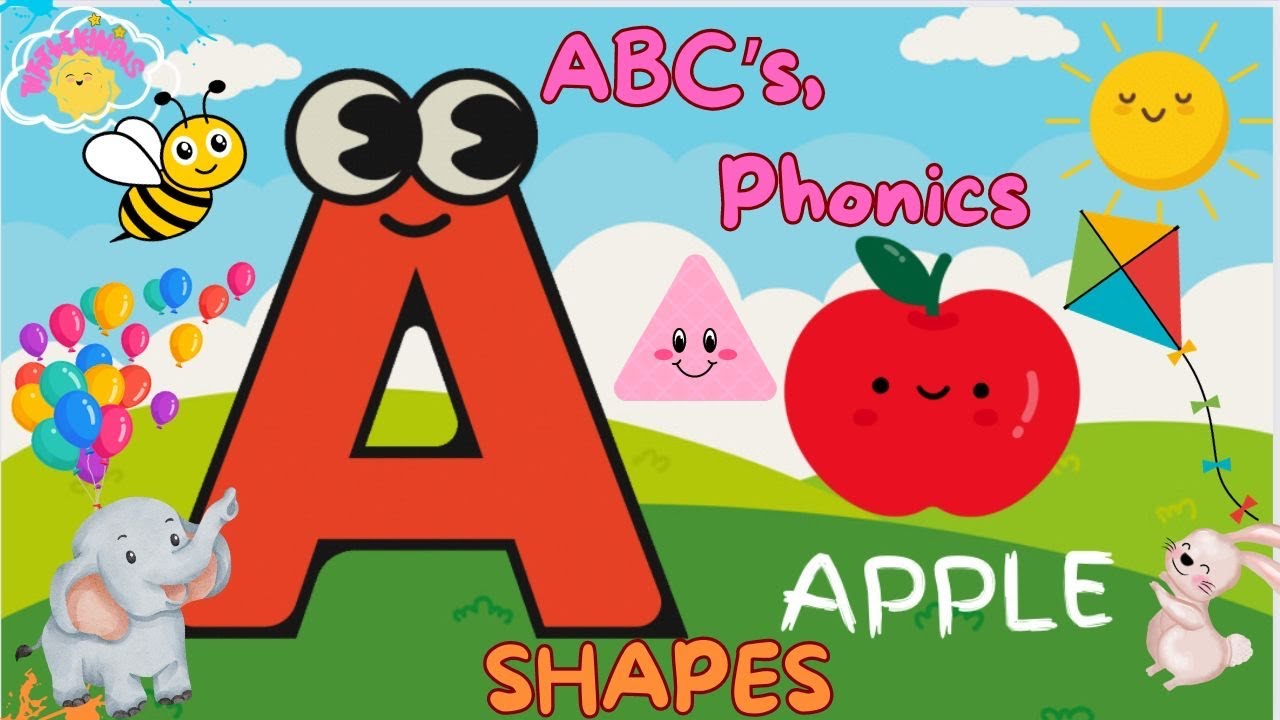Best video to Learn ABC’s, Phonics, Vowel Sounds, Numbers and Shapes 🍭💕🥰#tittlekins
