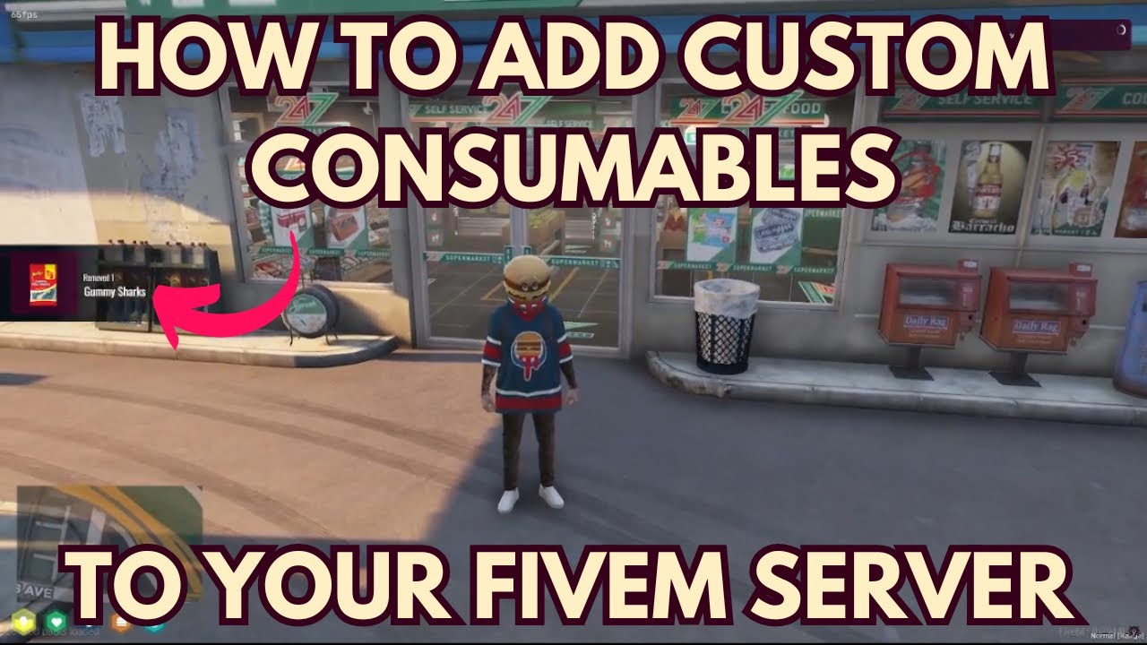 How To Add CUSTOM Consumables Items into Your FiveM Server | Custom Food / Drink Items Tutorial 2024