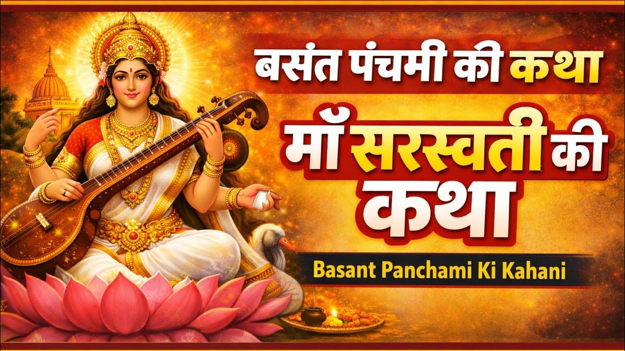बसंत पंचमी की दिव्य कथा | माँ सरस्वती की कृपा से बदल जाता है भाग्य | Basant Panchami Ki Katha 