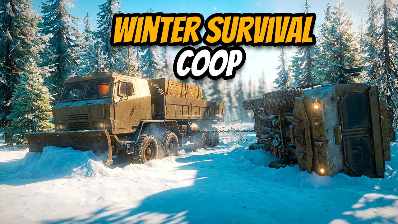 INCEPE SA FIE GREU! Snowrunner Winter Survival COOP