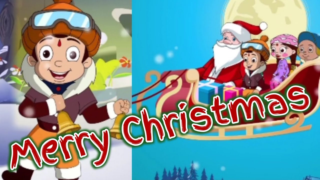 Christmas with Chota Bheem | Jingle Bells Song | Christmas songs 2022 #kidslearningshow