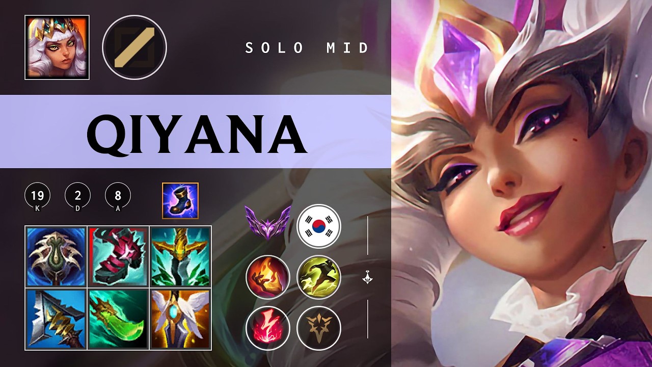 Qiyana Mid vs Katarina - KR Master Patch 26.05