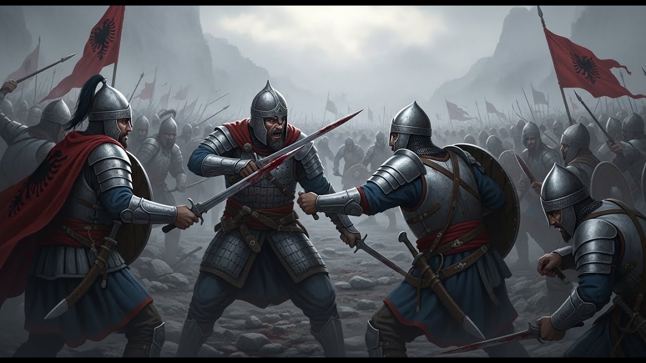 Kruje 1450 4,000 Albanians CRUSHED 100,000 Ottomans The Fog Trap