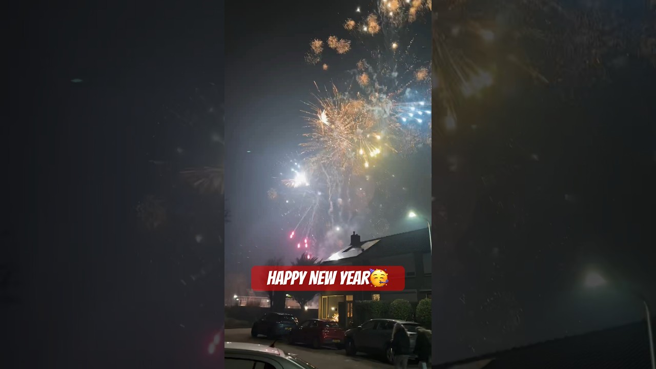 Happy new year!🥳 #siervuurwerk #vuurwerk #2025 #heenvliet