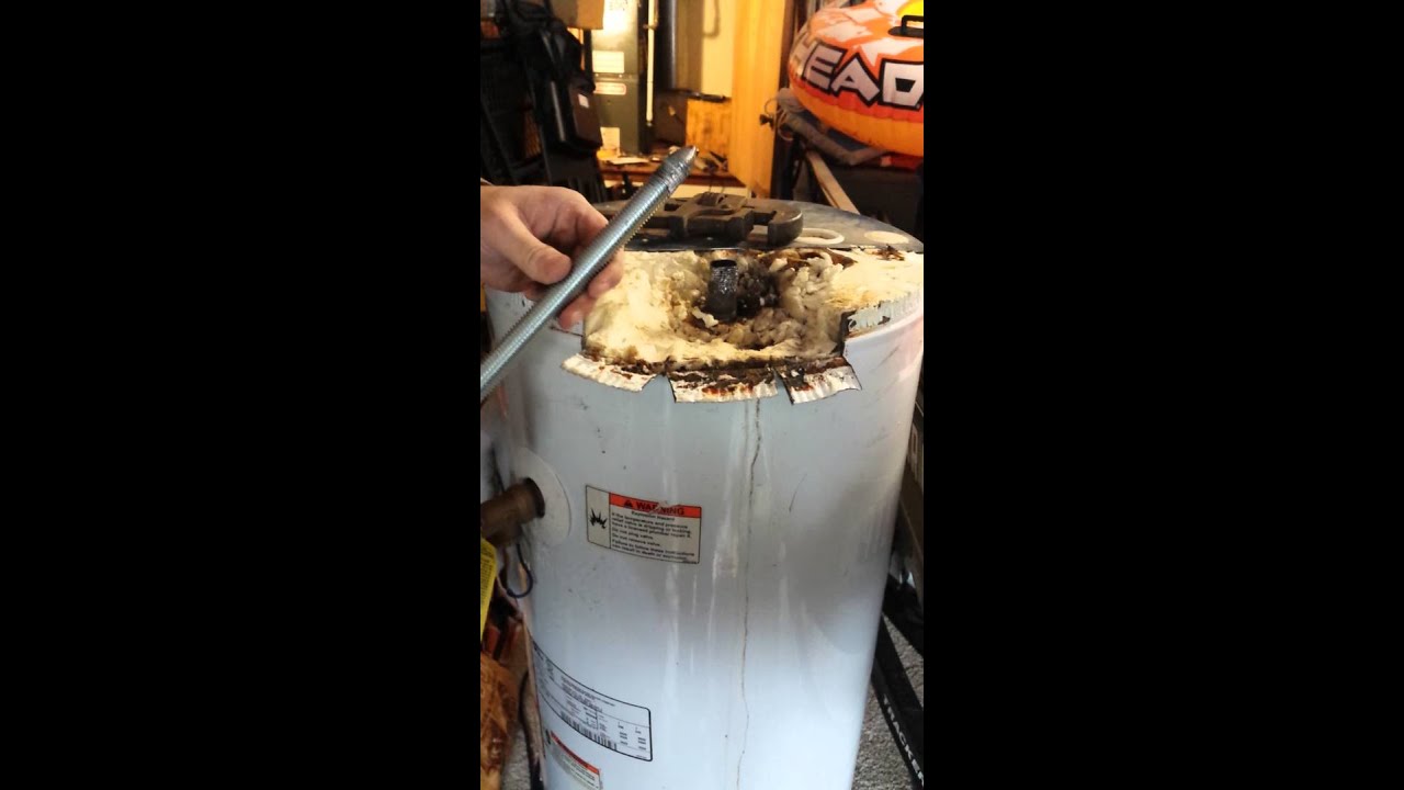 Stuck Water Heater Nipple Removal