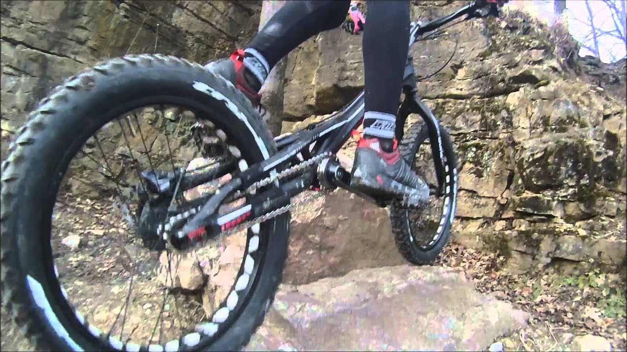 Bike Trial Training February  2014 - Nina Reichenbach