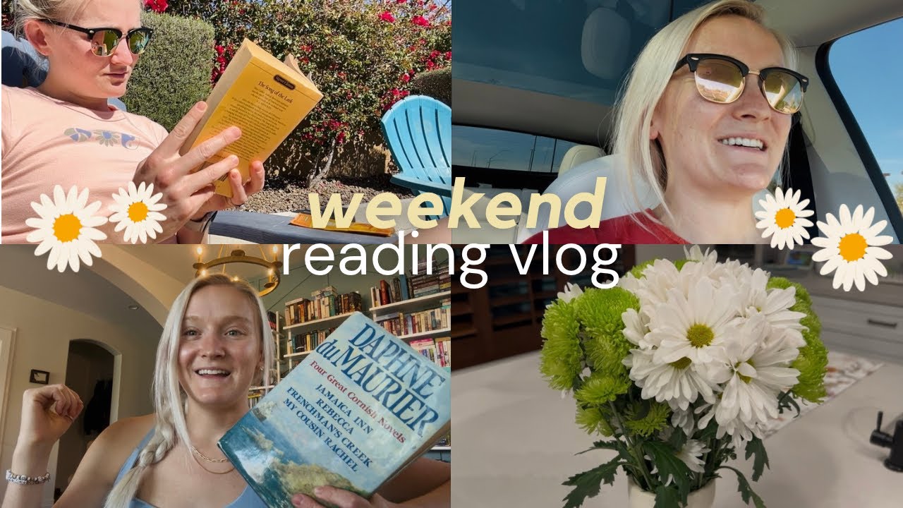 SPRINGTIME READING VLOG 🌸🐦| A busy weekend in the life!