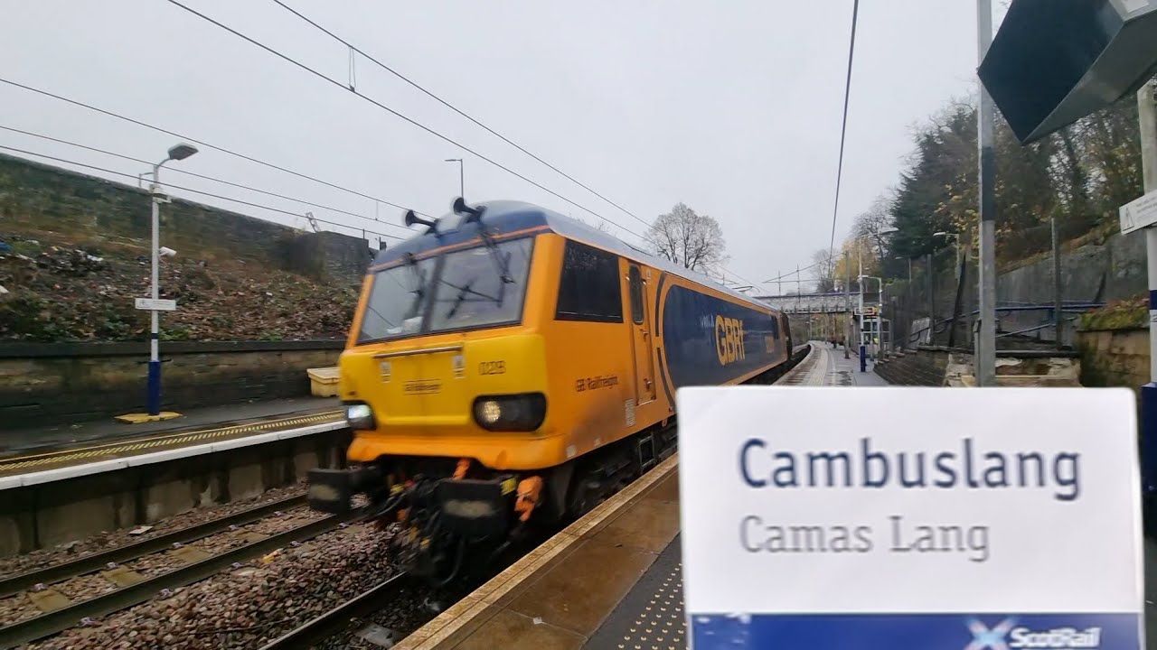 *Caledonian sleeper* Trains at Cambuslang