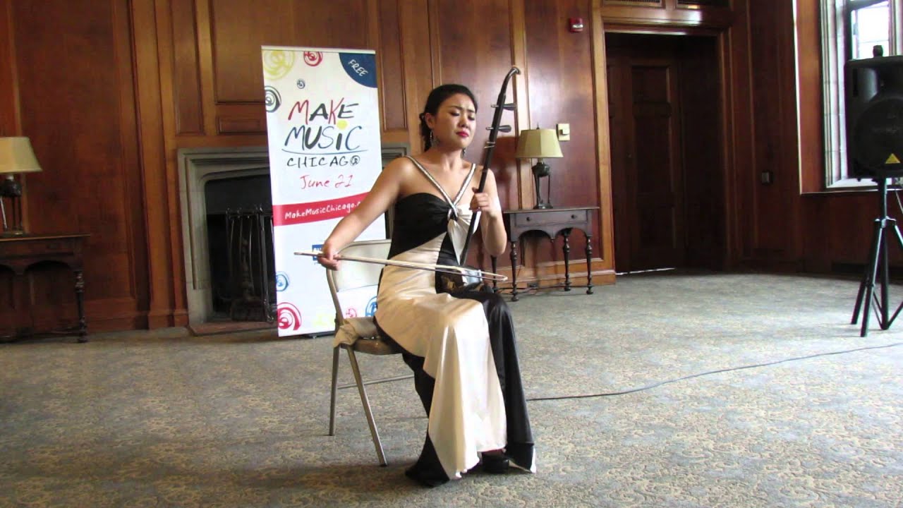 Erhu Ting Li 'Make Music Chicago' Czardas Violin 李婷 二胡 查尔达斯