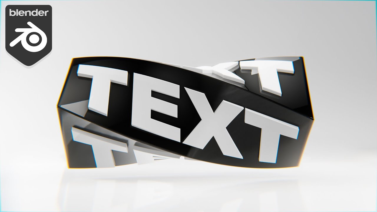 Create A Modern Kinetic Typography Animation In Blender (Blender Tutorial)