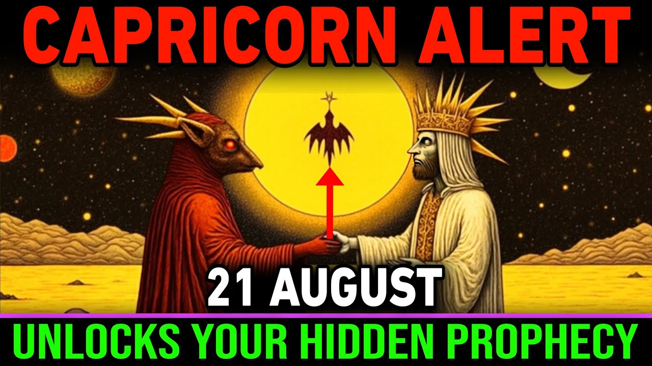 🪐 Capricorn ♑ August 21: 🚨 One Shocking Prophecy That Will Transform Your Destiny Forever!