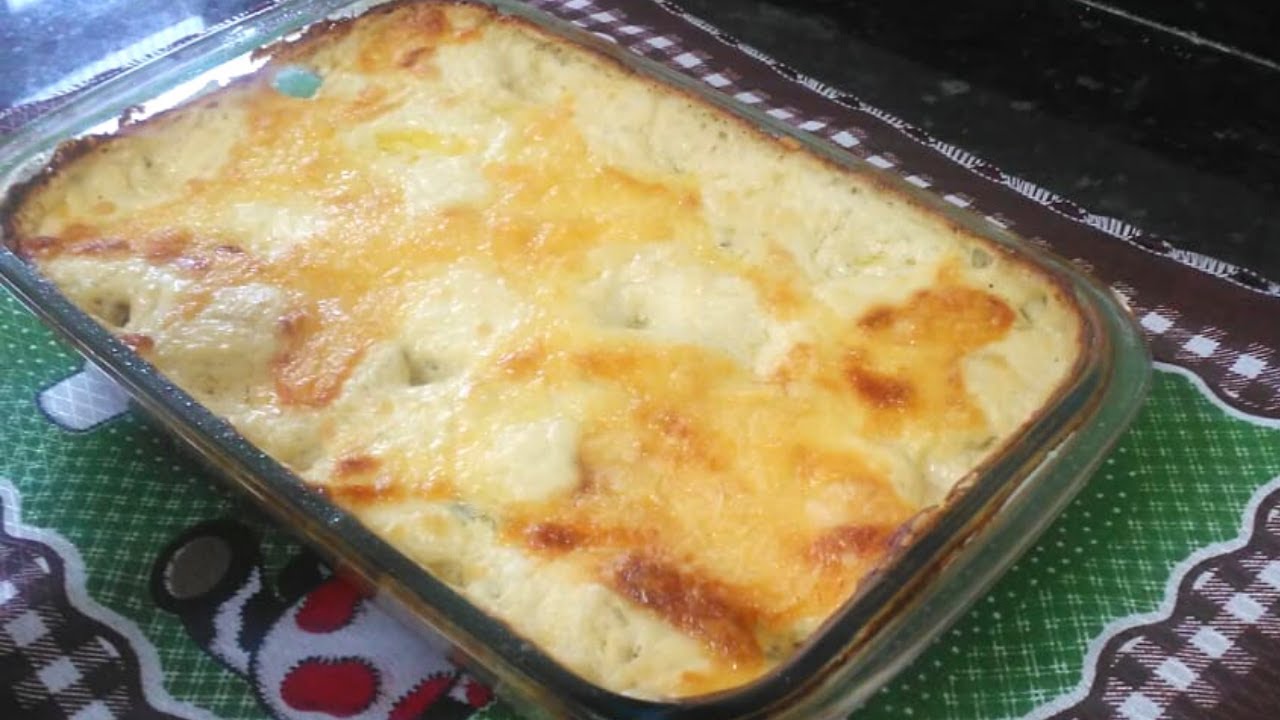 BATATA DOCE GRATINADA UMA DAS MELHORES RECEITAS QUE JÁ COMI FICA ESPETACULAR
