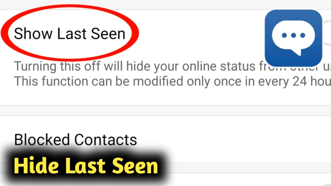 How to Hide Last Seen On Jio Chat App