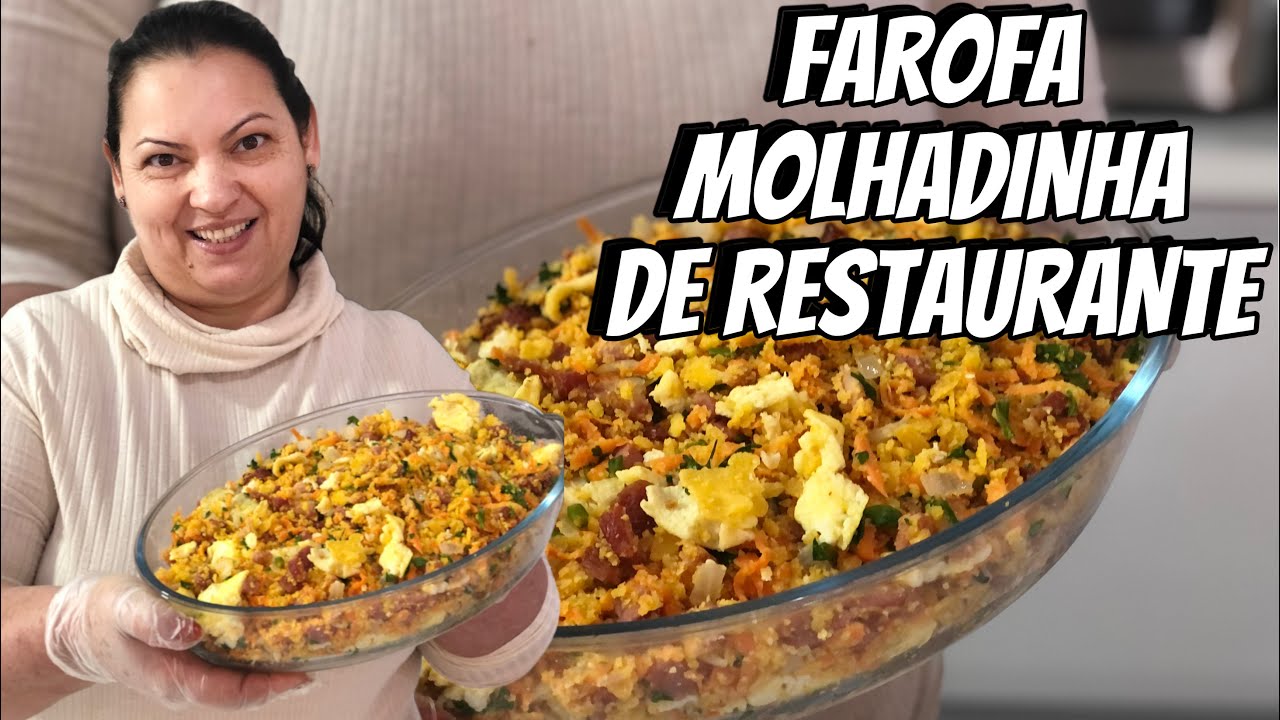O SEGREDO DA FAROFA DE FARINHA DE MILHO FLOCADA