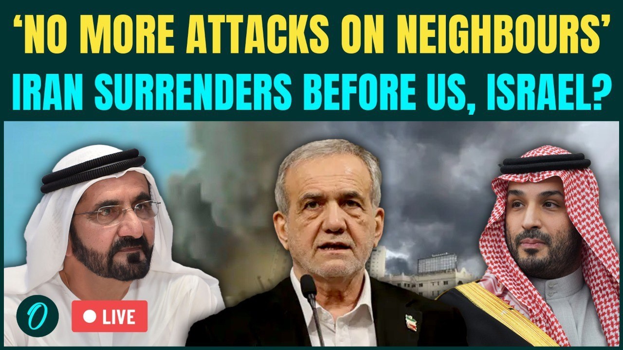 Iran President LIVE: IRGC Halts Strikes On U.S Bases | Iran’s Surrender Before U.S, Israel Begins?