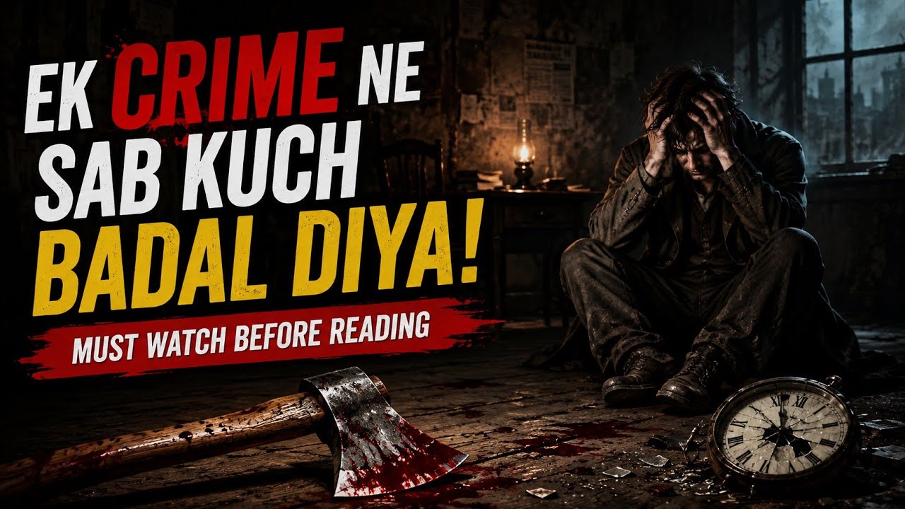Crime and Punishment Book Summary in Hinglish #CrimeAndPunishment #FyodorDostoevsky #BookSummary