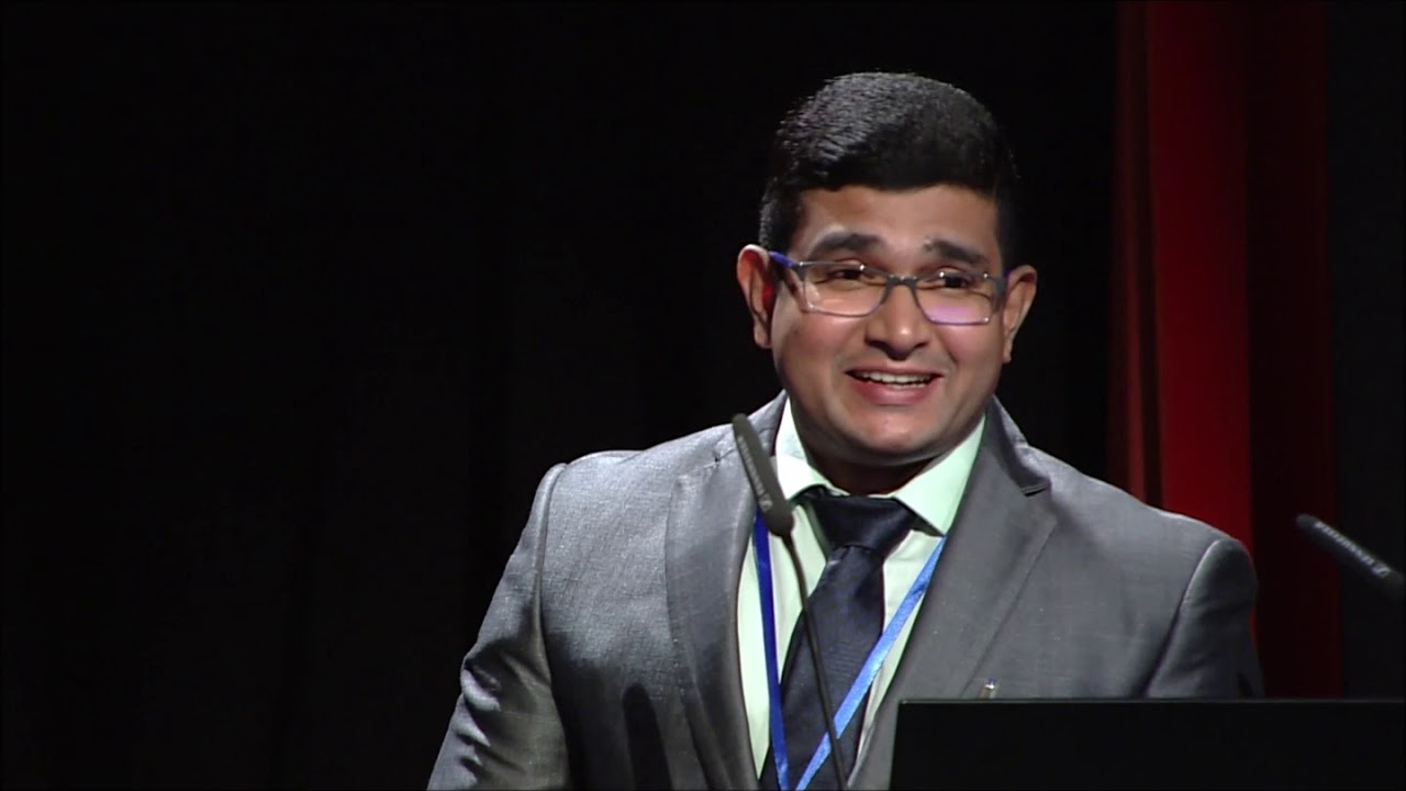 A memorable presentation at Fascia Research Congress, Berlin; Dr. Ajimsha MS