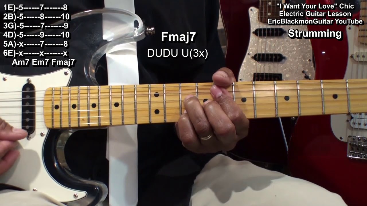Я ХОЧУ ВАШЕЙ ЛЮБВИ. Урок игры на электрогитаре от Нила Роджерса @EricBlackmonGuitar