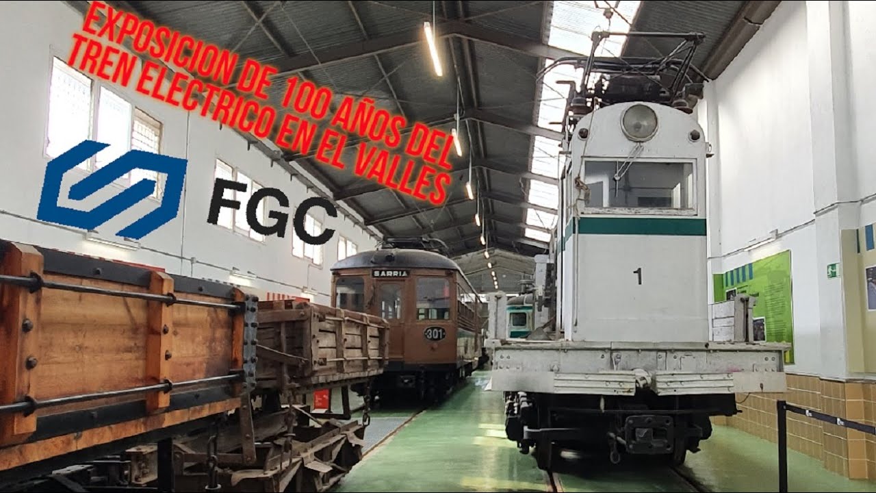 Exposición 100 años del tren eléctrico en el Valles [Rubí]