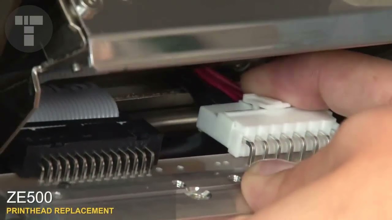Zebra ZE500 Printhead Replacement Instructions