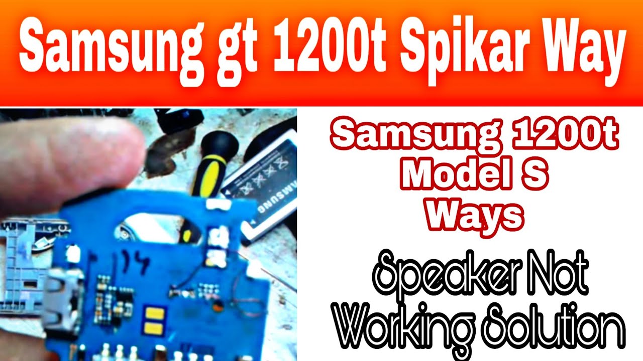 Samsung Guru 1200T Speaker Jumper