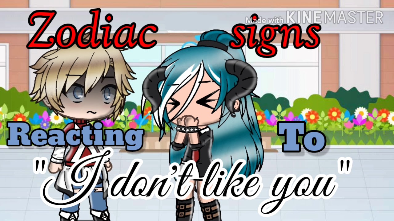 Zodiac signs reacting to 