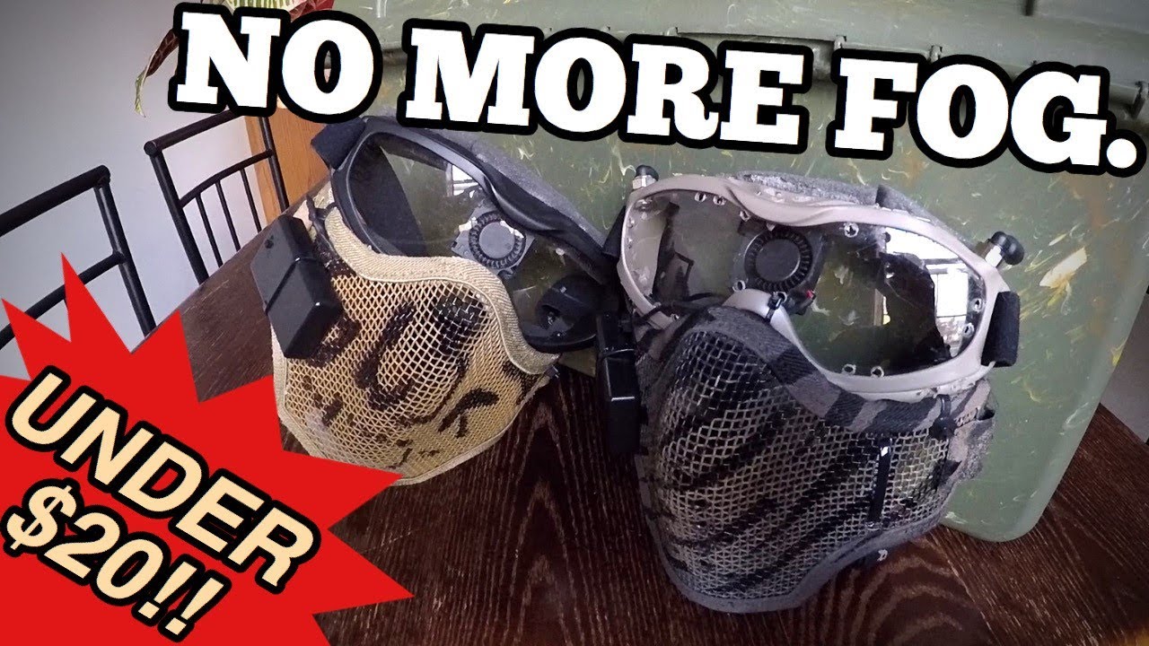 How to STOP Goggle Fog | Mask Fan DIY