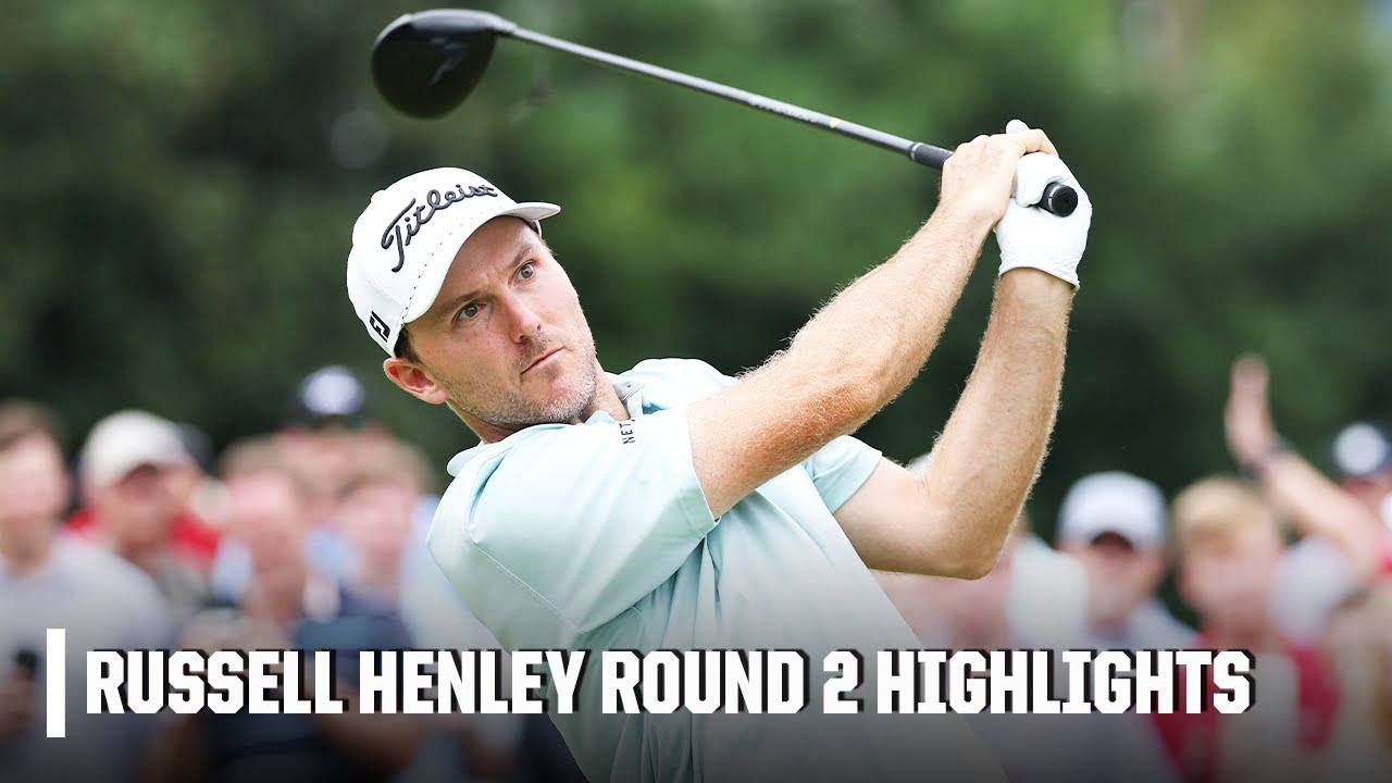 Russell Henley's Round 2 HIGHLIGHTS from the 2025 Tour Championship 🎥 | Golf on ESPN