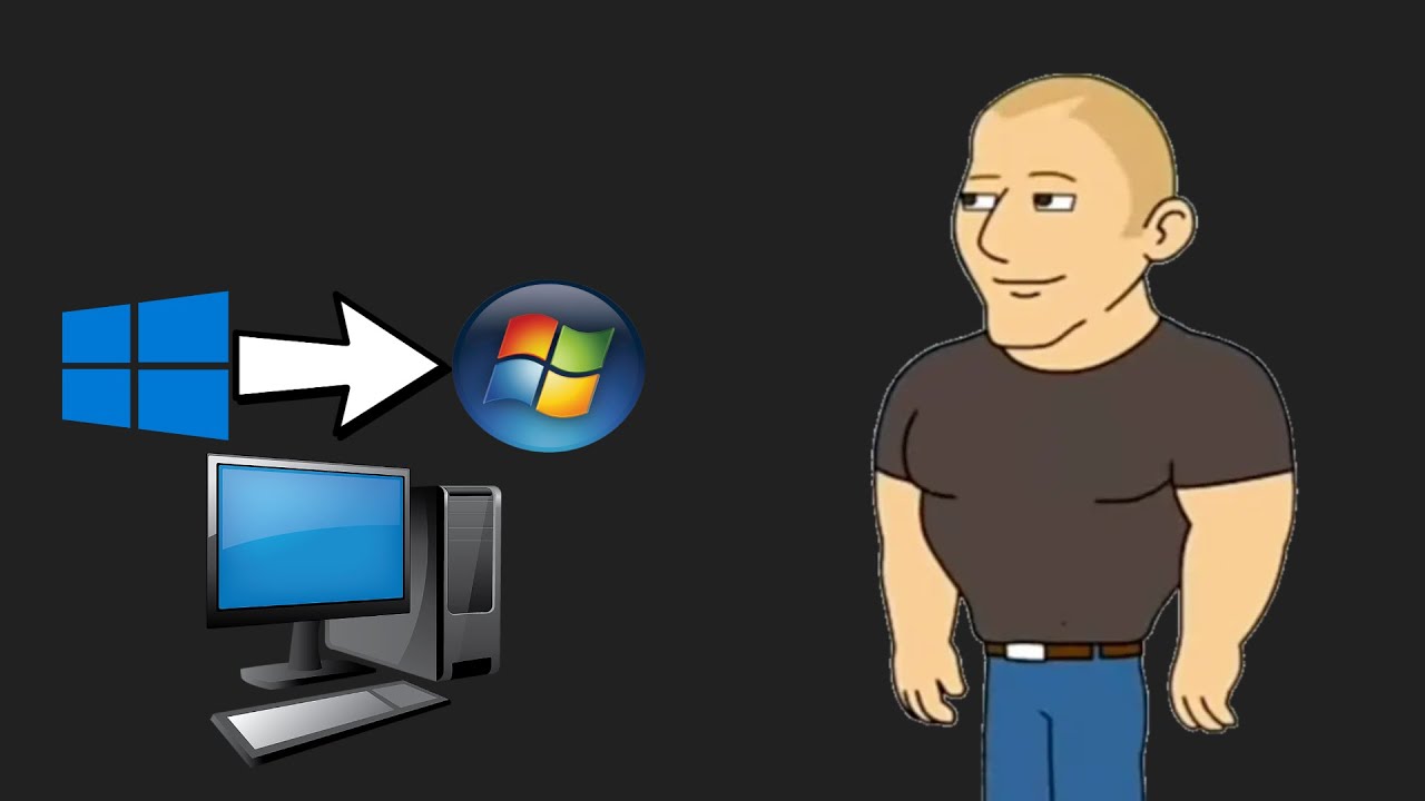 Childish Dad downgrades the office computers to Windows Vista/Fired