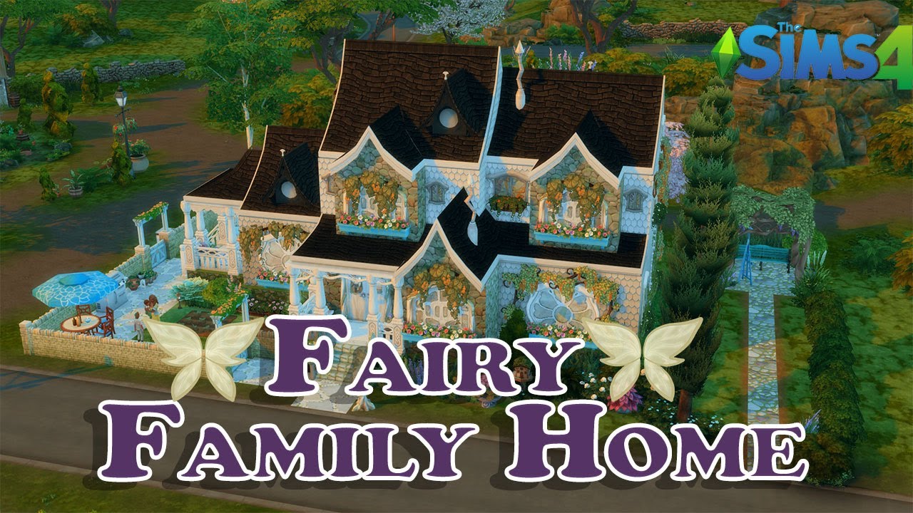 Fairy Family Home🧚‍♀️~ Enchanted by Nature ~ The Sims 4 Speed Build