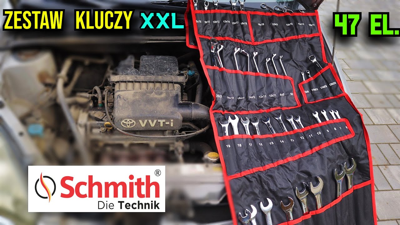 Duży Zestaw Kluczy Płaskich SCHMITH