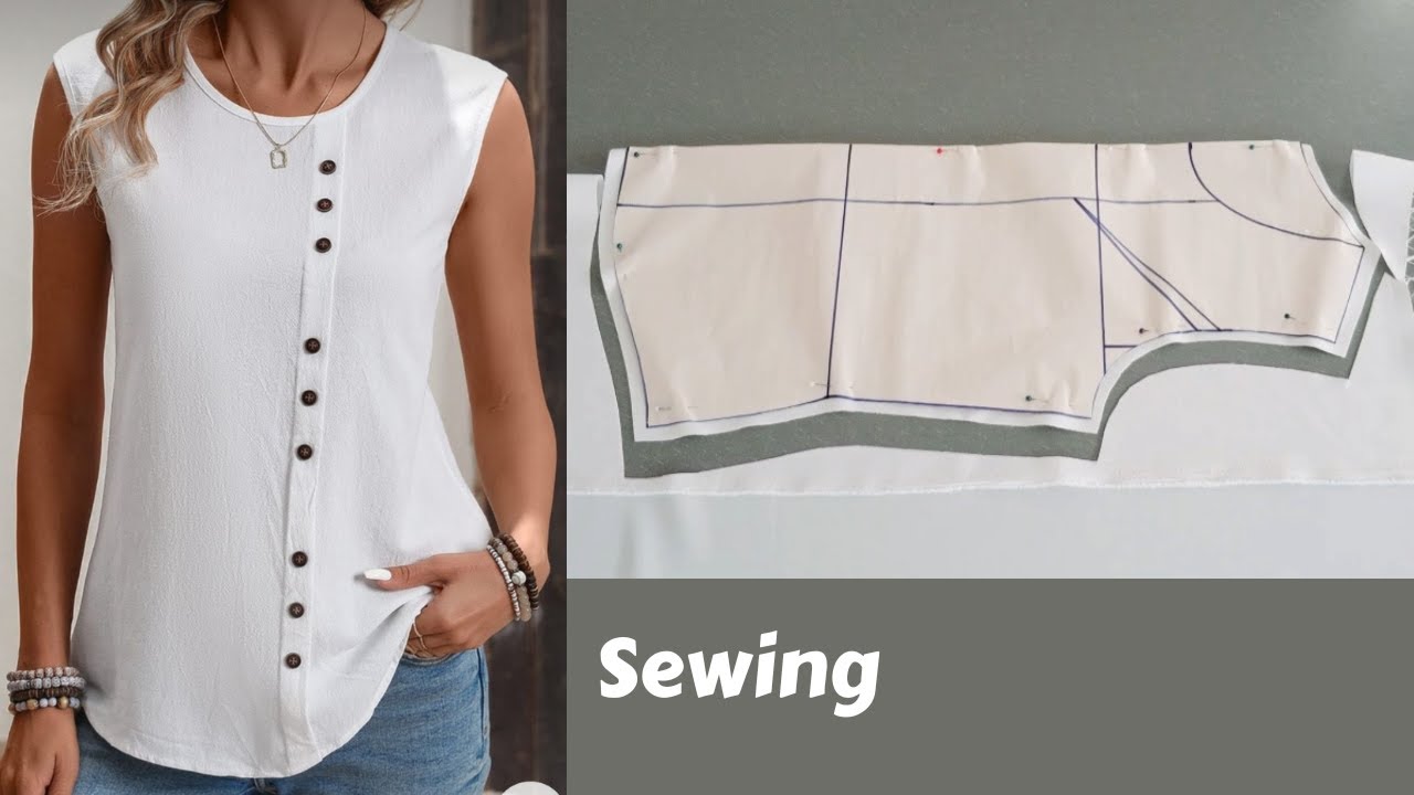 Obtén excelentes resultados con esta técnica, blusa sin mangas, sisa perfecta